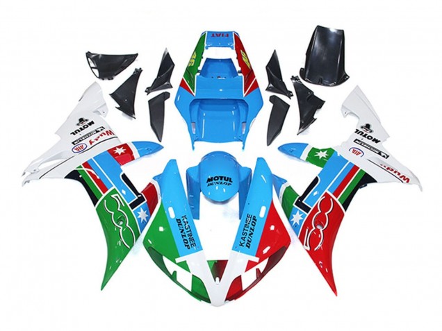 500 Light Blue 02-03 Yamaha R1 Fairings