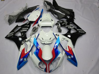 Alien Blue and White 09-14 BMW S1000RR Fairings