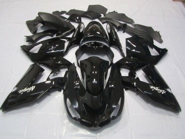 Black Ninja 06-11 Kawasaki ZX14R Fairings