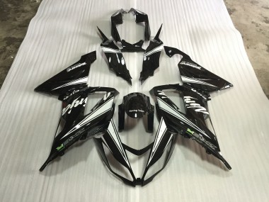 Black Ninja 13-18 Kawasaki ZX6R Fairings