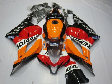 Black Repsol 09-12 Honda CBR600RR Fairings