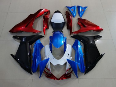 Blue / Black / Red 11-24 Suzuki GSXR 600-750 Fairings