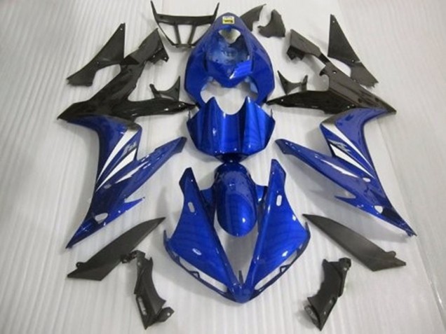 Blue Black and White Gloss Style 04-06 Yamaha R1 Fairings