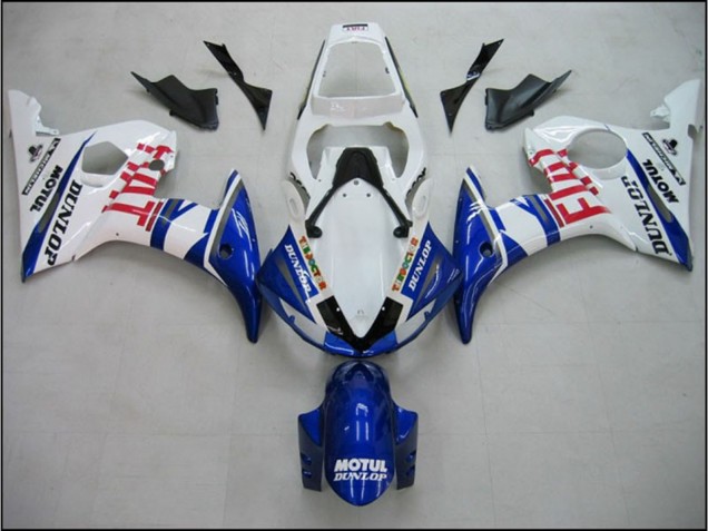 Blue Fiat 05 Yamaha R6 Fairings