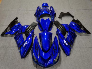 Blue Gloss 06-11 Kawasaki ZX14R Fairings