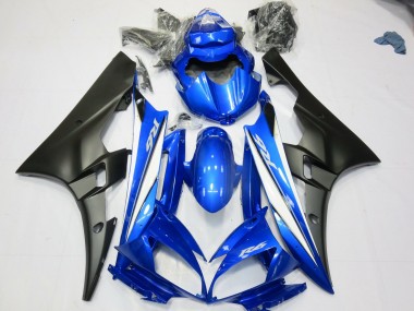 Blue Matte Black 06-07 Yamaha R6 Fairings