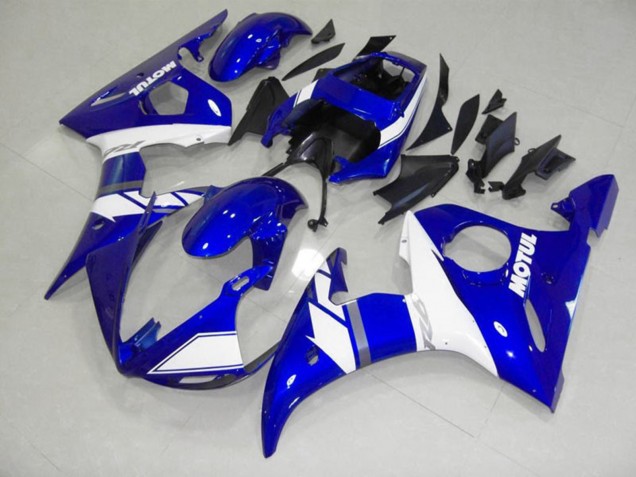 Blue Motul 05 Yamaha R6 Fairings