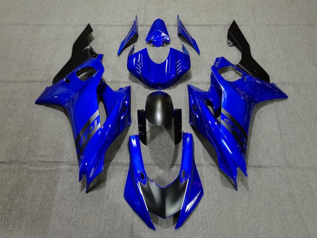 Blue and Black 17-21 Yamaha R6 Fairings