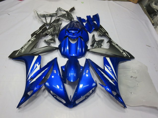 Blue and Matte 04-06 Yamaha R1 Fairings