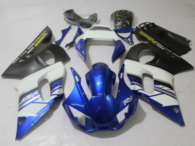 Blue and Matte 98-02 Yamaha R6 Fairings