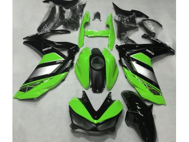 Bright Green Yamalube 15-18 Yamaha R3 Fairings