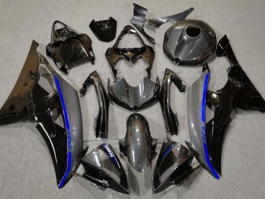 Carbon Fiber & Blue 08-16 Yamaha R6 Fairings