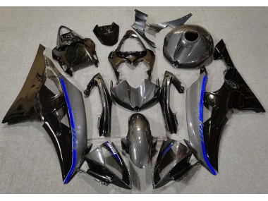 Carbon Fiber & Blue 08-16 Yamaha R6 Fairings