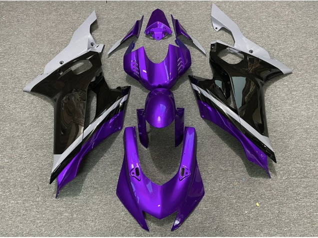 Cement Black and Purple 17-21 Yamaha R6 Fairings