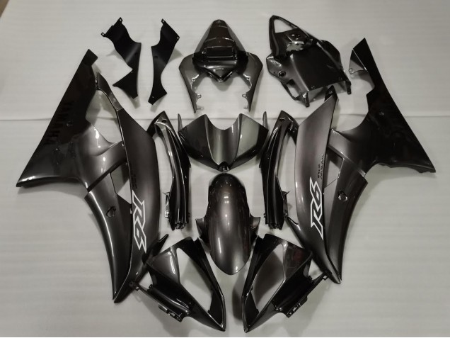 Dark Silver 08-16 Yamaha R6 Fairings