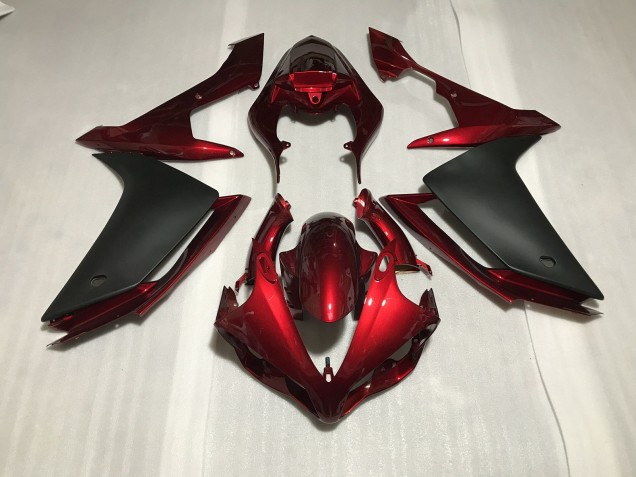 Deep Red 07-08 Yamaha R1 Fairings