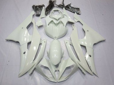 Full Gloss White 08-16 Yamaha R6 Fairings