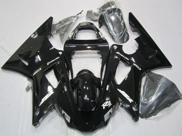 Gloss Black 00-01 Yamaha R1 Fairings