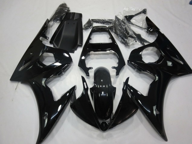 Gloss Black 05 Yamaha R6 Fairings