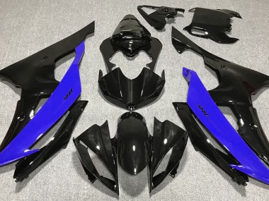 Gloss Black & Blue 08-16 Yamaha R6 Fairings