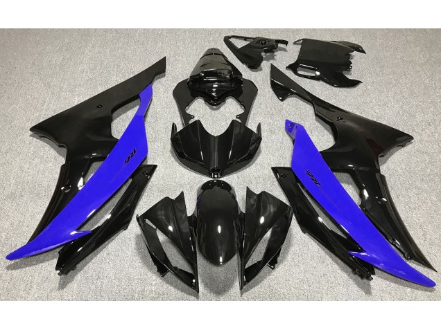 Gloss Black & Blue 08-16 Yamaha R6 Fairings