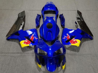 Gloss Blue Red Bull 03-04 Honda CBR600RR Fairings