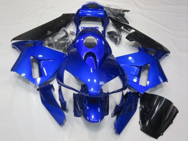 Gloss Blue and Black 03-04 Honda CBR600RR Fairings