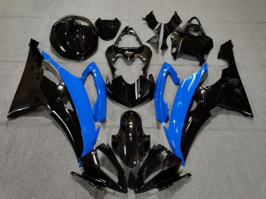 Gloss Blue and Black 08-16 Yamaha R6 Fairings