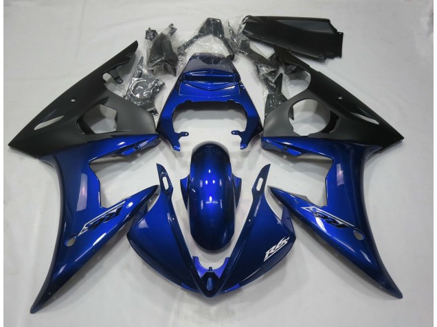 Gloss Dark Blue 05 Yamaha R6 Fairings