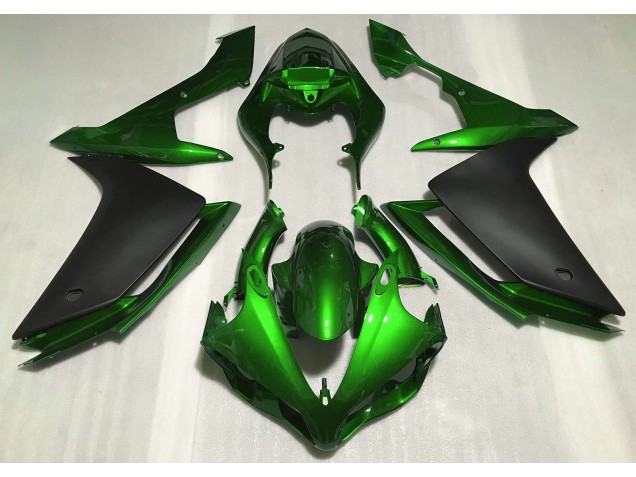 Gloss Green & Black 07-08 Yamaha R1 Fairings