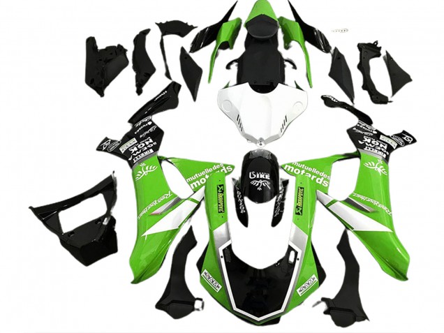 Gloss Green Logo Style 15-19 Yamaha R1 Fairings