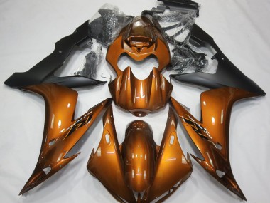 Gloss Orange & Black 04-06 Yamaha R1 Fairings