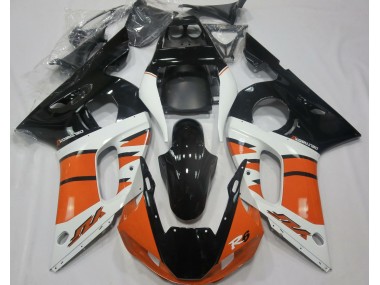 Gloss Orange and Black 98-02 Yamaha R6 Fairings