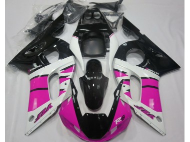 Gloss Pink and Black 98-02 Yamaha R6 Fairings