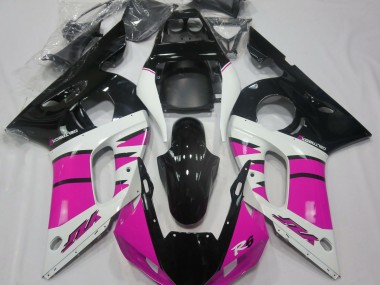 Gloss Pink and Black 98-02 Yamaha R6 Fairings