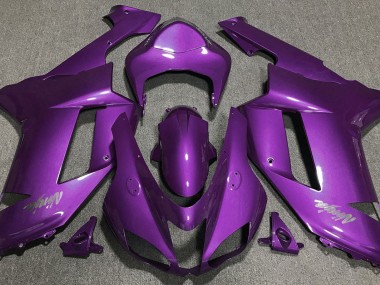 Gloss Purple 07-08 Kawasaki ZX6R Fairings