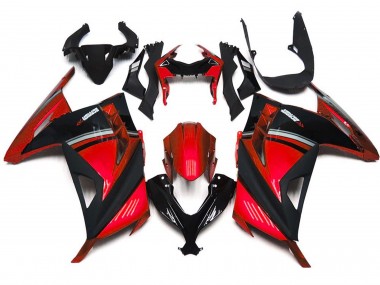 Gloss Red 13-18 Kawasaki Ninja 300 Fairings