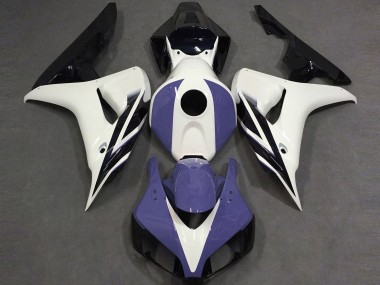 Gloss White Blue and Black 06-07 Honda CBR1000RR Fairings