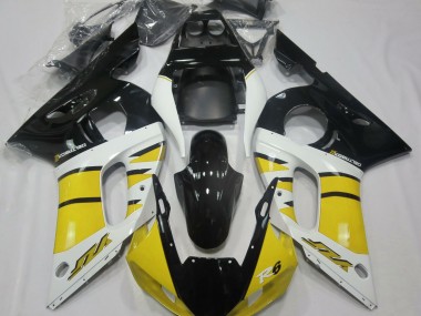 Gloss Yellow and Black 98-02 Yamaha R6 Fairings