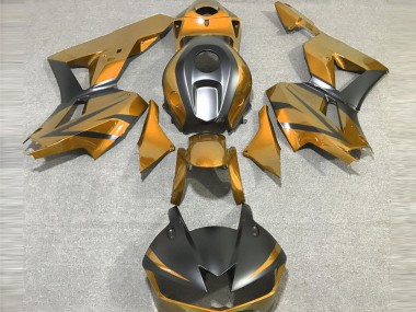 Gold and Matte Black 13-23 Honda CBR600RR Fairings