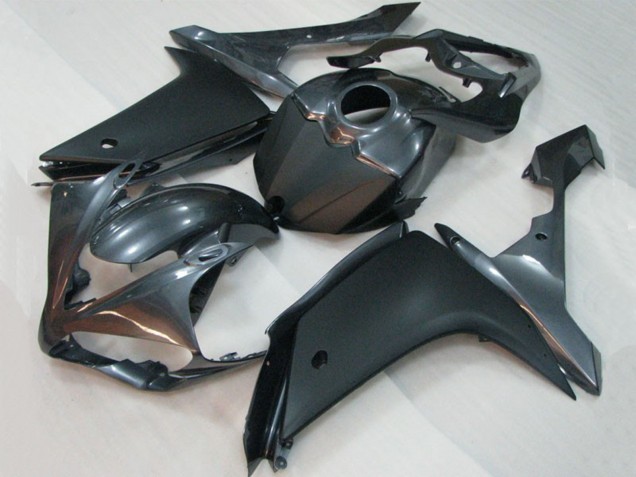 Grey and Black 07-08 Yamaha R1 Fairings