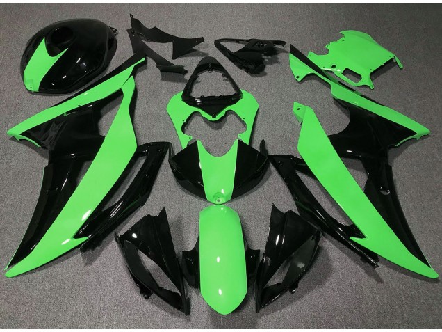 High Viz Green 08-16 Yamaha R6 Fairings