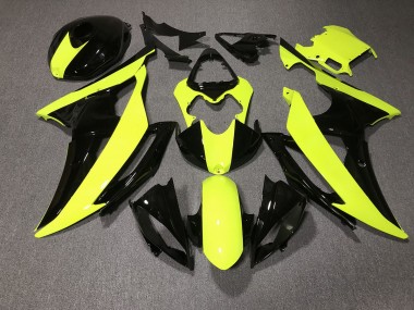 High Viz and Black Custom 08-16 Yamaha R6 Fairings