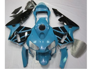 Light Blue & Gloss Black 03-04 Honda CBR600RR Fairings