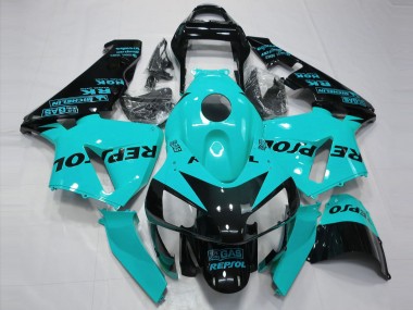 Light Blue Repsol 03-04 Honda CBR600RR Fairings