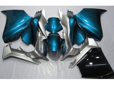 Light Blue and Silver 10-13 Honda VFR1200 Fairings