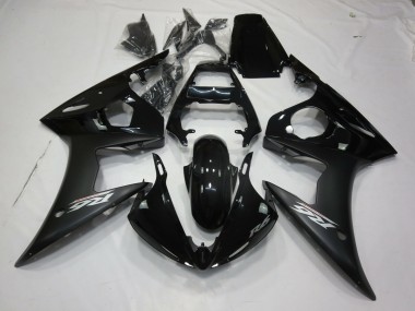 Matte Black 03-04 Yamaha R6 Fairings