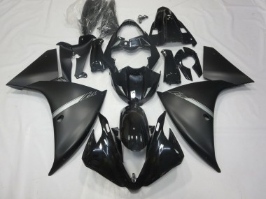 Matte Black 12-14 Yamaha R1 Fairings