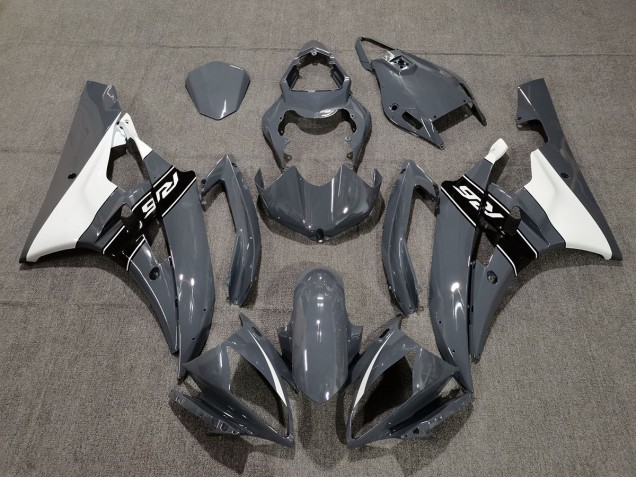 Nardo and White 06-07 Yamaha R6 Fairings