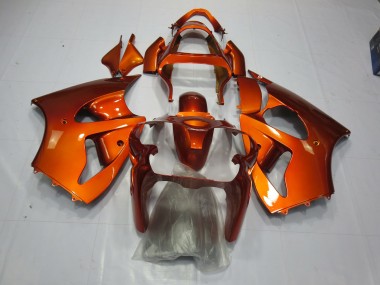 Orange 00-02 Kawasaki ZX6R Fairings